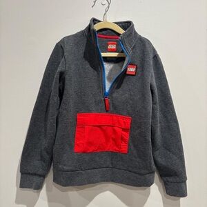 LEGO Gray Sweater size 7 with Front Pocket
